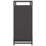 Leñero negro 60x28x65 cm Acero laminado en frío by , Firewood bags and holders - Ref: Foro24-864199, Price: 53,08 €, Discount: %