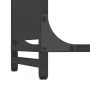 Leñero negro 60x28x65 cm Acero laminado en frío by , Firewood bags and holders - Ref: Foro24-864199, Price: 53,08 €, Discount: %