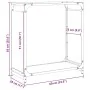 Leñero negro 60x28x65 cm Acero laminado en frío by , Firewood bags and holders - Ref: Foro24-864199, Price: 53,08 €, Discount: %