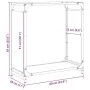 Leñero blanco 60x28x65 cm Acero laminado en frío von , Brennholztaschen und -halter - Ref: Foro24-864200, Preis: 54,34 €, Rab...