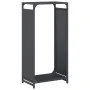 Leñero antracita 44x28x90 cm Acero laminado en frío de , Bolsas y soportes de leña - Ref: Foro24-864209, Precio: 59,92 €, Des...