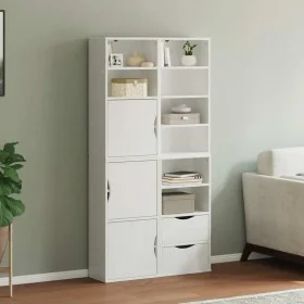 Armarios auxiliares 4 uds "ODDA" blanco 40x24x79 cm by , Sideboards - Ref: Foro24-3365353, Price: 211,51 €, Discount: %