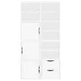 Armarios auxiliares 4 uds "ODDA" blanco 40x24x79 cm by , Sideboards - Ref: Foro24-3365353, Price: 211,51 €, Discount: %