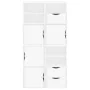 Armarios auxiliares 4 uds "ODDA" blanco 40x24x79 cm by , Sideboards - Ref: Foro24-3365351, Price: 220,86 €, Discount: %