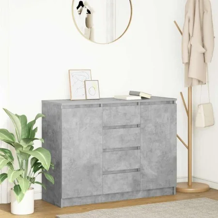 Aparador con cajones gris hormigón 100,5x35x76 cm von , Sideboards - Ref: Foro24-3328447, Preis: 134,87 €, Rabatt: %