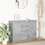 Aparador con cajones gris hormigón 100,5x35x76 cm von , Sideboards - Ref: Foro24-3328447, Preis: 134,87 €, Rabatt: %