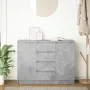 Aparador con cajones gris hormigón 100,5x35x76 cm von , Sideboards - Ref: Foro24-3328447, Preis: 134,87 €, Rabatt: %