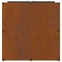 Leñero 40x40x40 cm Acero oxidado by , Firewood bags and holders - Ref: Foro24-864242, Price: 45,53 €, Discount: %
