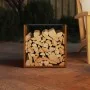 Leñero 40x40x40 cm acero corten by , Firewood bags and holders - Ref: Foro24-864254, Price: 42,51 €, Discount: %