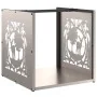 Leñero 40x40x40 cm acero corten by , Firewood bags and holders - Ref: Foro24-864254, Price: 42,51 €, Discount: %