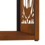 Leñero 40x40x40 cm acero corten by , Firewood bags and holders - Ref: Foro24-864254, Price: 42,51 €, Discount: %