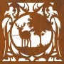 Leñero 40x40x40 cm acero corten by , Firewood bags and holders - Ref: Foro24-864254, Price: 42,51 €, Discount: %