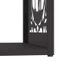 Leñero negro 40x40x40 cm Acero laminado en frío von , Brennholztaschen und -halter - Ref: Foro24-864249, Preis: 44,09 €, Raba...
