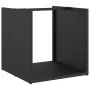 Leñero negro 40x40x40 cm Acero laminado en frío von , Brennholztaschen und -halter - Ref: Foro24-864237, Preis: 46,91 €, Raba...