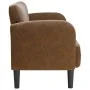 Sofá Loveseat Marrón 110 cm Cuero Sintético von , Sofas - Ref: Foro24-4100541, Preis: 182,15 €, Rabatt: %