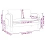 Sofá Loveseat Marrón 110 cm Cuero Sintético von , Sofas - Ref: Foro24-4100541, Preis: 182,15 €, Rabatt: %