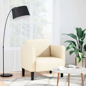 Sillón con reposabrazos color crema 54 cm tejido de pana von , Sessel - Ref: Foro24-4100517, Preis: 130,84 €, Rabatt: %