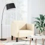 Sillón con reposabrazos color crema 54 cm tejido de pana von , Sessel - Ref: Foro24-4100517, Preis: 130,84 €, Rabatt: %