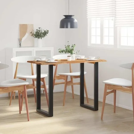 Mesa de comedor madera maciza de acacia 110x50x76 cm de , Mesas de cocina y de comedor - Ref: Foro24-350289, Precio: 253,92 €...
