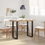 Mesa de comedor madera maciza de acacia 110x50x76 cm de , Mesas de cocina y de comedor - Ref: Foro24-350289, Precio: 253,92 €...