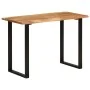 Mesa de comedor madera maciza de acacia 110x50x76 cm de , Mesas de cocina y de comedor - Ref: Foro24-350289, Precio: 253,92 €...