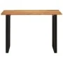 Mesa de comedor madera maciza de acacia 110x50x76 cm de , Mesas de cocina y de comedor - Ref: Foro24-350289, Precio: 253,92 €...