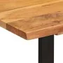 Mesa de comedor madera maciza de acacia 110x50x76 cm de , Mesas de cocina y de comedor - Ref: Foro24-350289, Precio: 253,92 €...