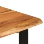 Mesa de comedor madera maciza de acacia 110x50x76 cm de , Mesas de cocina y de comedor - Ref: Foro24-350289, Precio: 253,92 €...