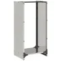 Leñero 40x30x80 cm acero inoxidable by , Firewood bags and holders - Ref: Foro24-864235, Price: 67,94 €, Discount: %