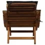 Tumbona con cojines gris oscuro de madera maciza de acacia von , Liegen - Ref: Foro24-363283, Preis: 182,49 €, Rabatt: %