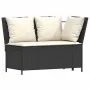 Set de sofás de jardín en forma de L con cojines 4 pzas negro von , Gartensets - Ref: Foro24-3365324, Preis: 651,39 €, Rabatt: %