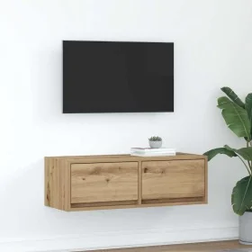 Mueble para TV madera de ingeniería roble artisan 80x31x25,5 cm by , TV Furniture - Ref: Foro24-861524, Price: 58,12 €, Disco...