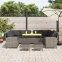 Set de sofás de jardín 4 pzas y cojines ratán sintético gris von , Gartensets - Ref: Foro24-3365339, Preis: 832,83 €, Rabatt: %