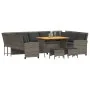 Set de sofás de jardín 4 pzas y cojines ratán sintético gris von , Gartensets - Ref: Foro24-3365339, Preis: 832,83 €, Rabatt: %