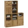 Armarios auxiliares 5 uds "ODDA" 40x24x79 cm Madera maciza pino by , Sideboards - Ref: Foro24-3365366, Price: 261,97 €, Disco...