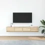 Muebles de TV 2 uds Roble Sonoma 80x31x25,5cm Madera ingeniería by , TV Furniture - Ref: Foro24-861513, Price: 92,81 €, Disco...