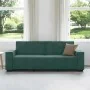 Sofá de 3 plazas terciopelo verde oscuro 180 cm by , Sofas - Ref: Foro24-4105032, Price: 258,35 €, Discount: %