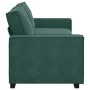 Sofá de 3 plazas terciopelo verde oscuro 180 cm by , Sofas - Ref: Foro24-4105032, Price: 258,35 €, Discount: %