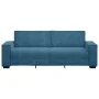Sofá de 3 plazas terciopelo azul 180 cm by , Sofas - Ref: Foro24-4105039, Price: 256,24 €, Discount: %