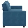 Sofá de 3 plazas terciopelo azul 180 cm by , Sofas - Ref: Foro24-4105039, Price: 256,24 €, Discount: %