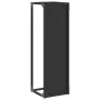 Leñero negro 25x25x80 cm Acero laminado en frío von , Brennholztaschen und -halter - Ref: Foro24-864263, Preis: 43,51 €, Raba...