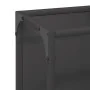 Leñero negro 25x25x80 cm Acero laminado en frío von , Brennholztaschen und -halter - Ref: Foro24-864263, Preis: 43,51 €, Raba...
