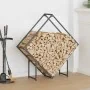 Leñero antracita 100x25x100 cm Acero laminado en frío von , Brennholztaschen und -halter - Ref: Foro24-864289, Preis: 36,71 €...
