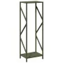 Leñero verde oliva 34x25x100 cm Acero laminado en frío von , Brennholztaschen und -halter - Ref: Foro24-864326, Preis: 52,61 ...