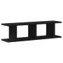 Estantes de pared 2uds roble negro 75x18x20cm madera ingeniería von , Regale und Regale - Ref: Foro24-862060, Preis: 39,26 €,...