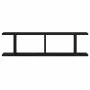 Estantes de pared 2uds roble negro 75x18x20cm madera ingeniería von , Regale und Regale - Ref: Foro24-862060, Preis: 39,26 €,...
