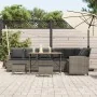 Juego de sofás de jardín en forma de L con cojines 4 pzas gris by , Garden sets - Ref: Foro24-3365326, Price: 672,94 €, Disco...