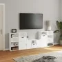 Muebles de TV 5 uds. con almacenaje "ODDA" blanco madera pino von , TV-Möbel - Ref: Foro24-3365379, Preis: 268,24 €, Rabatt: %