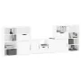 Muebles de TV 5 uds. con almacenaje "ODDA" blanco madera pino von , TV-Möbel - Ref: Foro24-3365379, Preis: 268,24 €, Rabatt: %