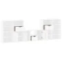 Muebles de TV 5 uds. con almacenaje "ODDA" blanco madera pino von , TV-Möbel - Ref: Foro24-3365379, Preis: 268,24 €, Rabatt: %